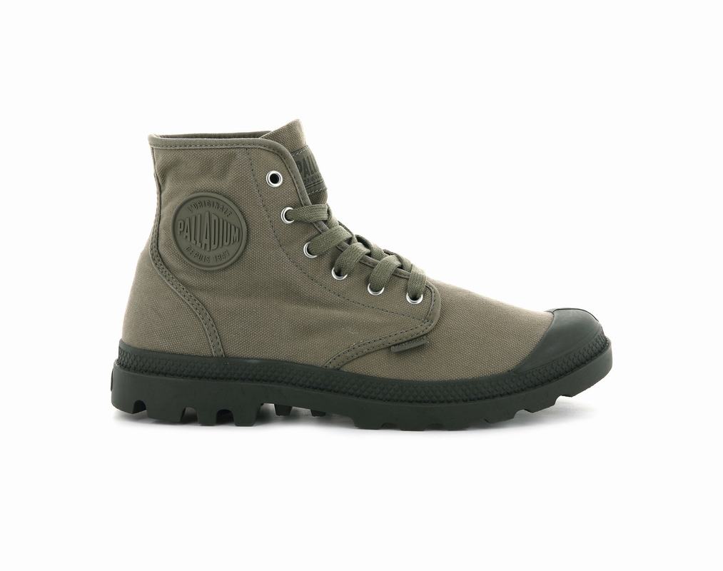 Palladium Pampa Hi Herren Stiefel Grün ||864521-AYH||